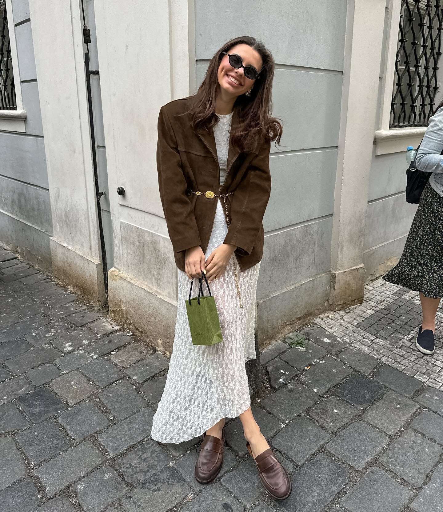 Clara | Kavaj i Brunt Tweed