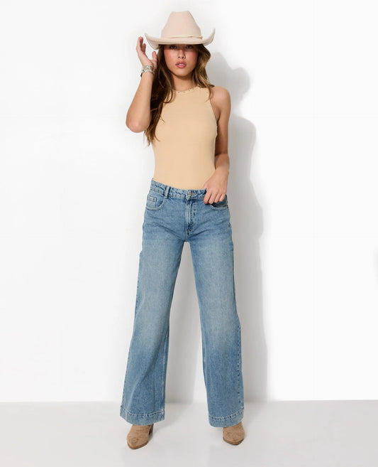 Liv | Vida Jeans med Hög Midja