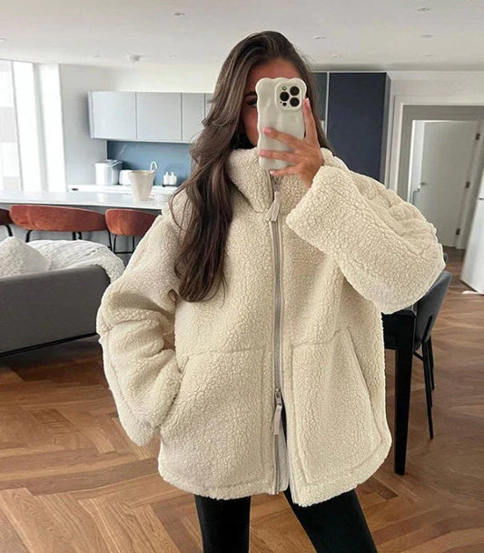 Liv | Fleecefodrad Teddyjacka
